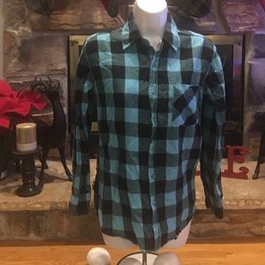 Blue & Black Plaid
