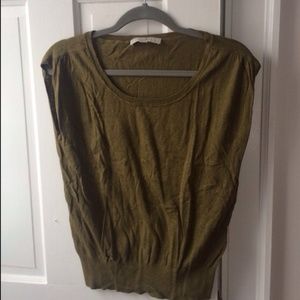 ✅ NWOT LOFT Olive color shell