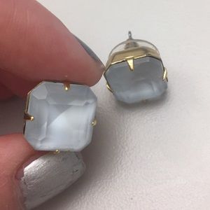 Loren Hope Sophie studs in Ice Blue