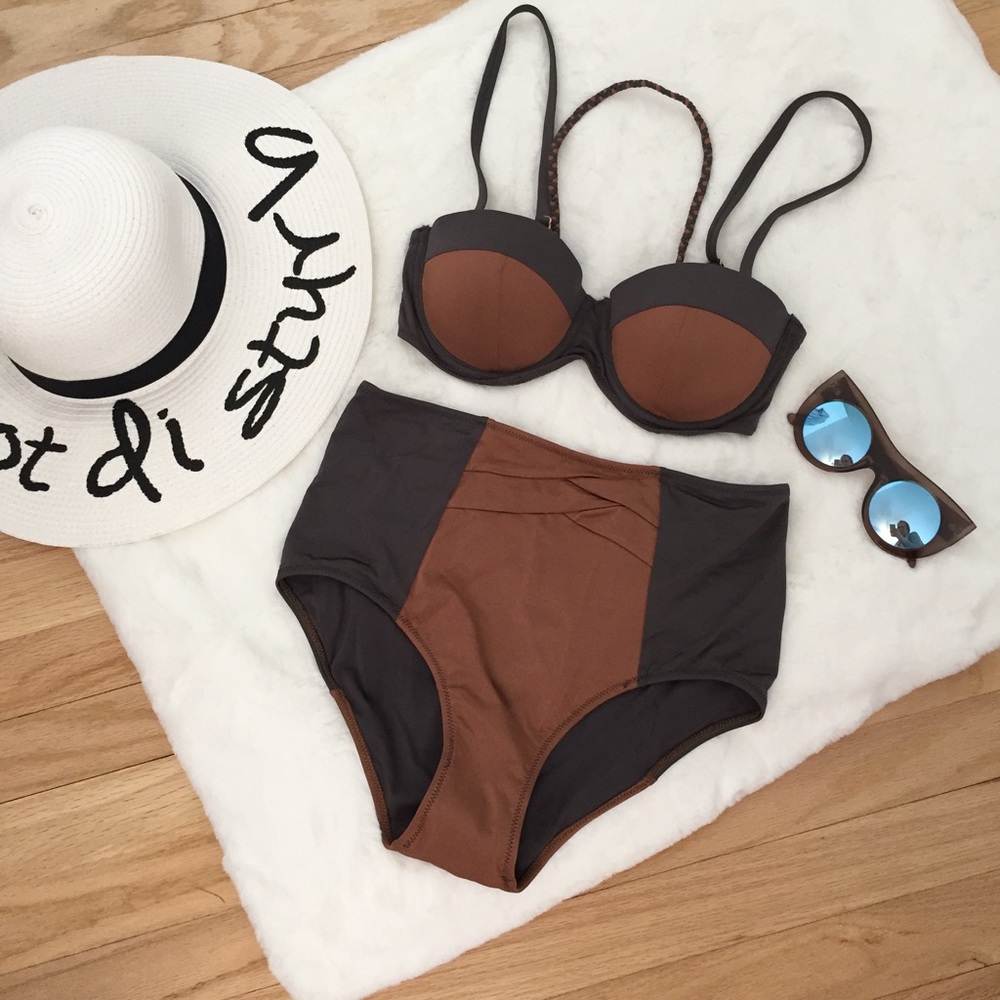 ASOS • High-Waist Bikini Set - Picture 1 of 6