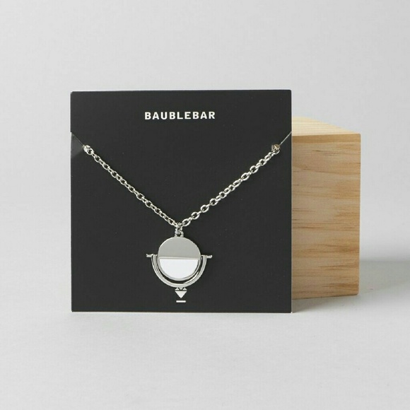 Baublebar Snowfall Silver Pendant Necklace