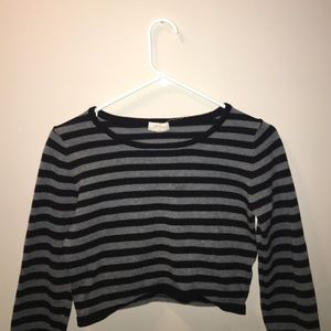 Cute Long Sleeve Crop Top