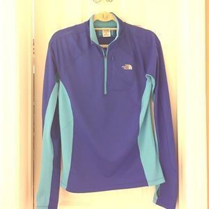 The North Face quarter zip pull over
