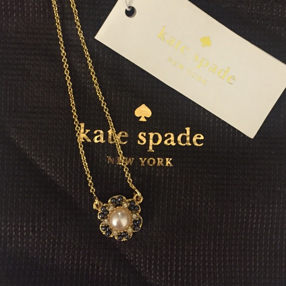Kate Spade Park Floral Mini Pendant Necklace