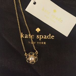 Kate Spade Park Floral Mini Pendant Necklace