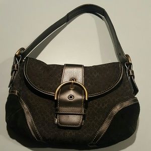 Black coach purse