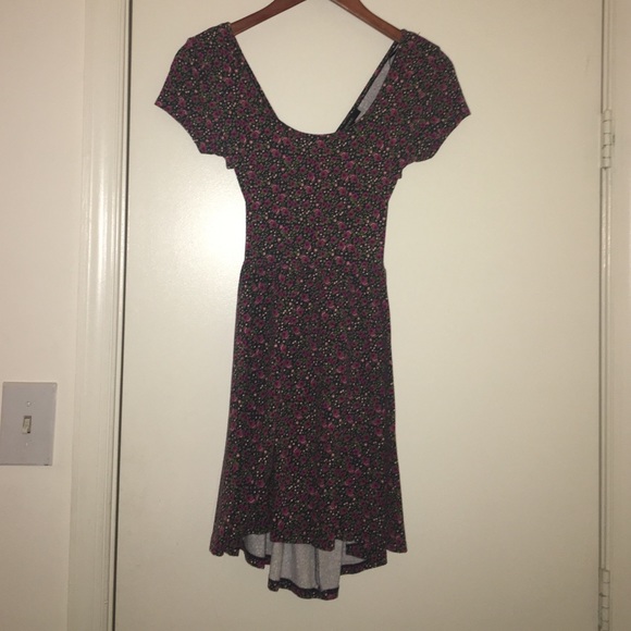 Forever 21 Floral Cross Back Skater Dress