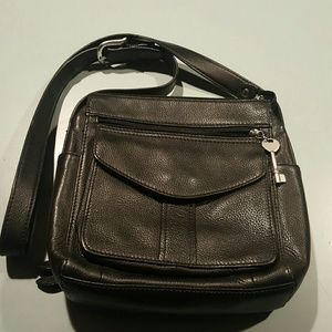 Black fossil purse