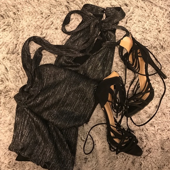 Little black sparkle dress