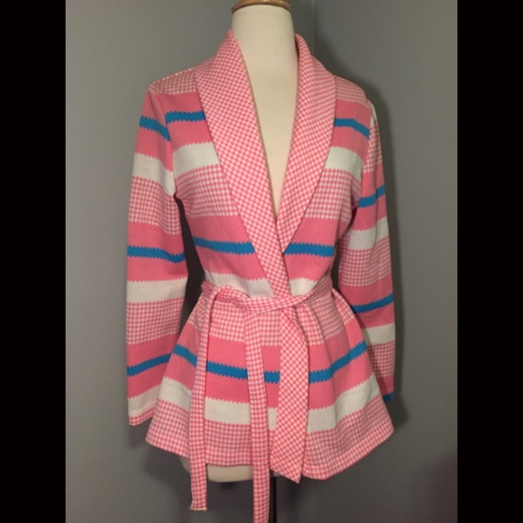 Vintage pink sweater cover up