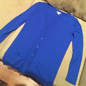 Royal blue cardigan