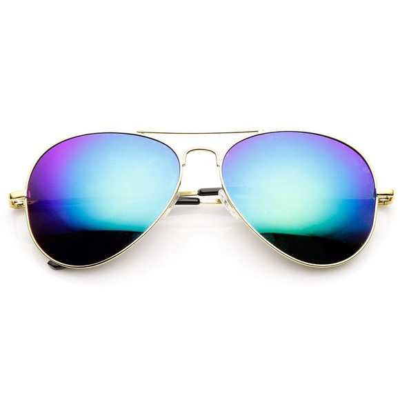 ✨NWT Mirrored Blue Aviators✨