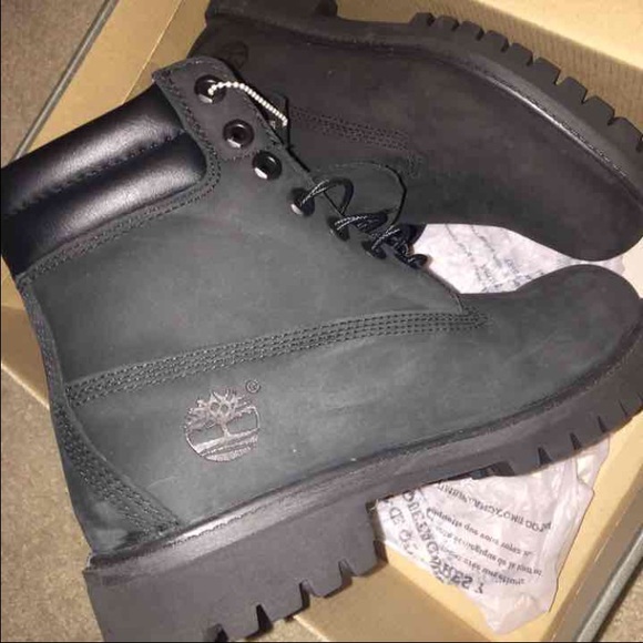 Black Timberland Boots