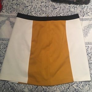 Color block skirt