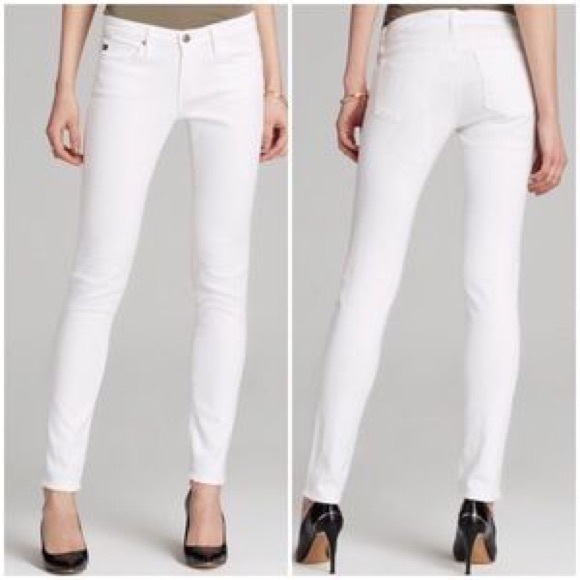 AG Adriano Goldschmied Stilt white jeans size 27