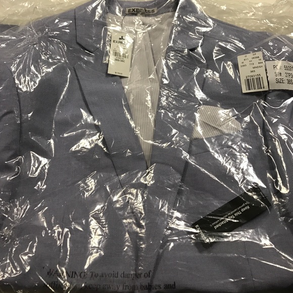 Express Man suit Jacket🌊 Brand New!