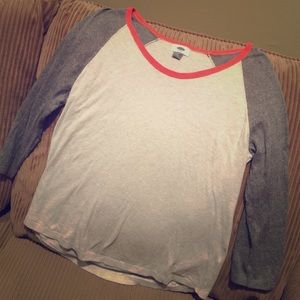 Baseball tee sweater