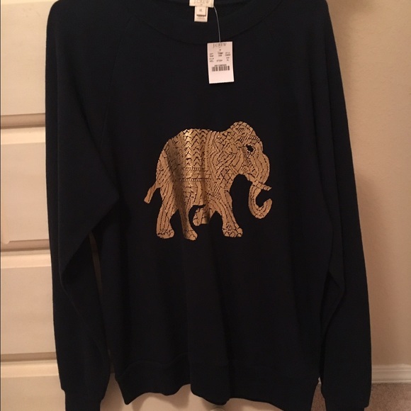 Brand New JCrew Elephant sweater