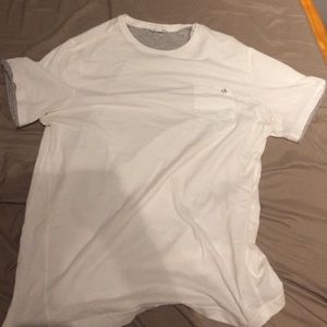 Calvin Klein white short sleeve t-shirt