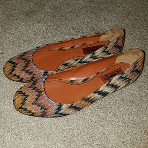 Missoni Fabric Ballet Flats