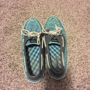 Animal print Sperry's