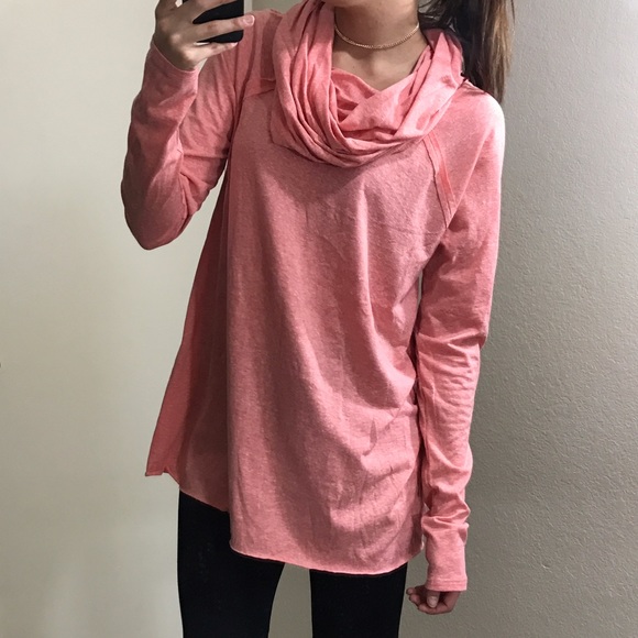 🆑 Pink Cowl Neck Long Sleeve Top - Picture 3 of 4
