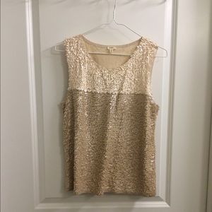 J.Crew sequin tank