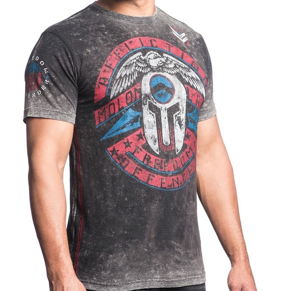 Affliction GROUNDED Freedom Defender "GI" T-shirt - Picture 2 of 4