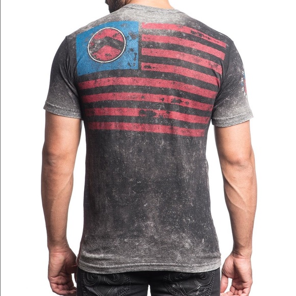 Affliction GROUNDED Freedom Defender "GI" T-shirt - Picture 3 of 4