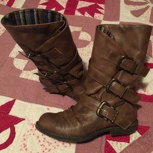 Blowfish mid calf boots