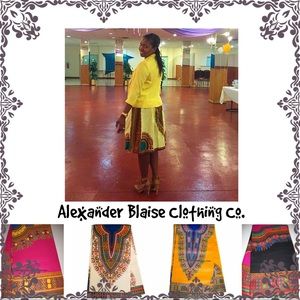 MARIGOLD Dashiki/Angelina print skirt 