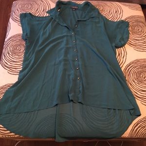 Forever 21 Plus Cold Shoulder Blouse