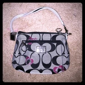 Small pocketbook coach bag, poppy