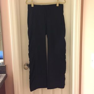 Athleta black track pants