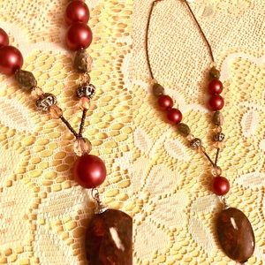 Hand beaded necklace