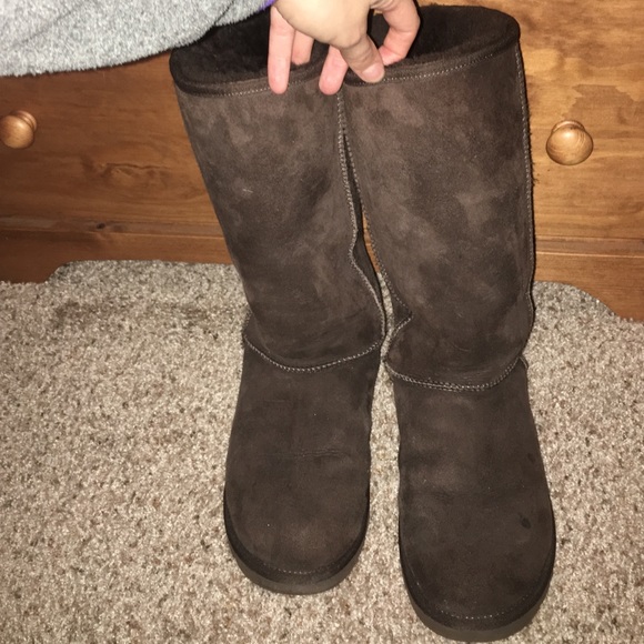UGG Shoes - Tall Chocolate Uggs.