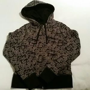 Reversible Black Hoodie