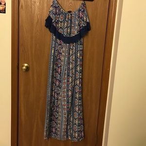 Forever 21 strapless maxi dress