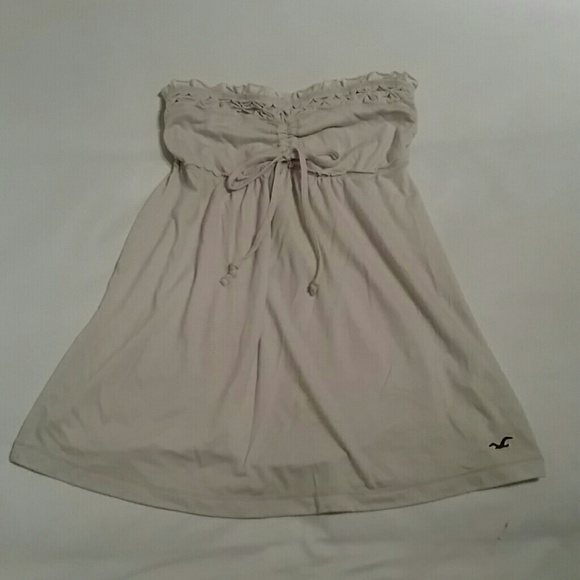 Beige Hollister Tube Top