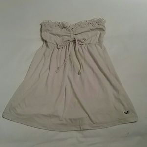 Beige Hollister Tube Top