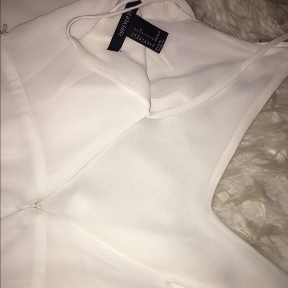 White pant romper from Forever21 - Picture 2 of 2