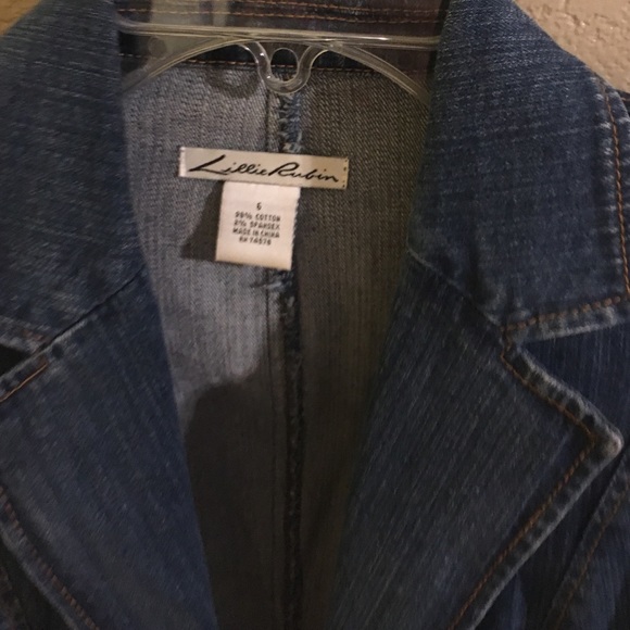 Lillie Rubin jean jacket - Picture 2 of 4