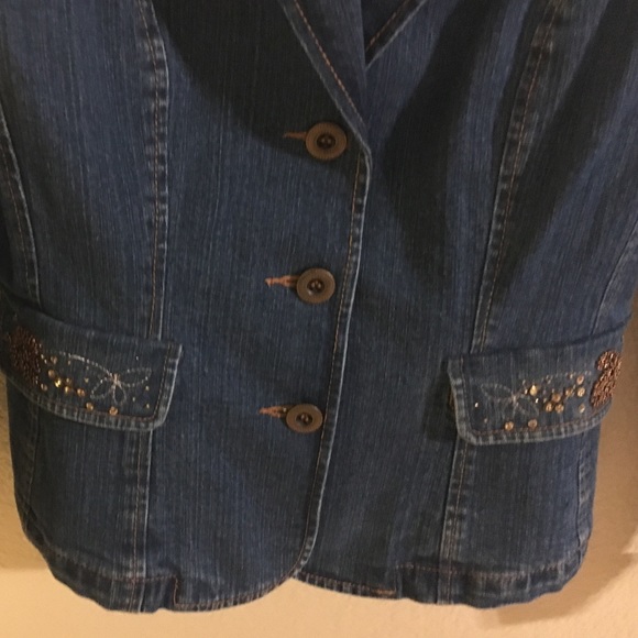 Lillie Rubin jean jacket - Picture 3 of 4