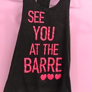 "See You at the Barre" Racerback Tank