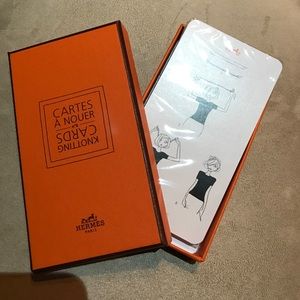 Brand new hermes knotting cards