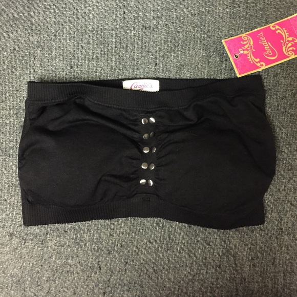 Black tube / bandeau / bralette