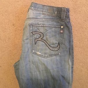Rock & Republic destructed designer jeans