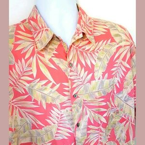 Men's Tori Richard Honolulu Hawaiian Camp Shirt  L