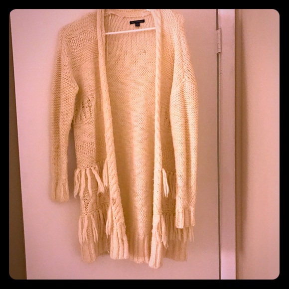 American eagle sweater cardigan, M, cream