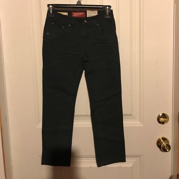 NWT Arizona Jean Co Boys Skinny Denim Jeans 8 REG - Picture 4 of 5